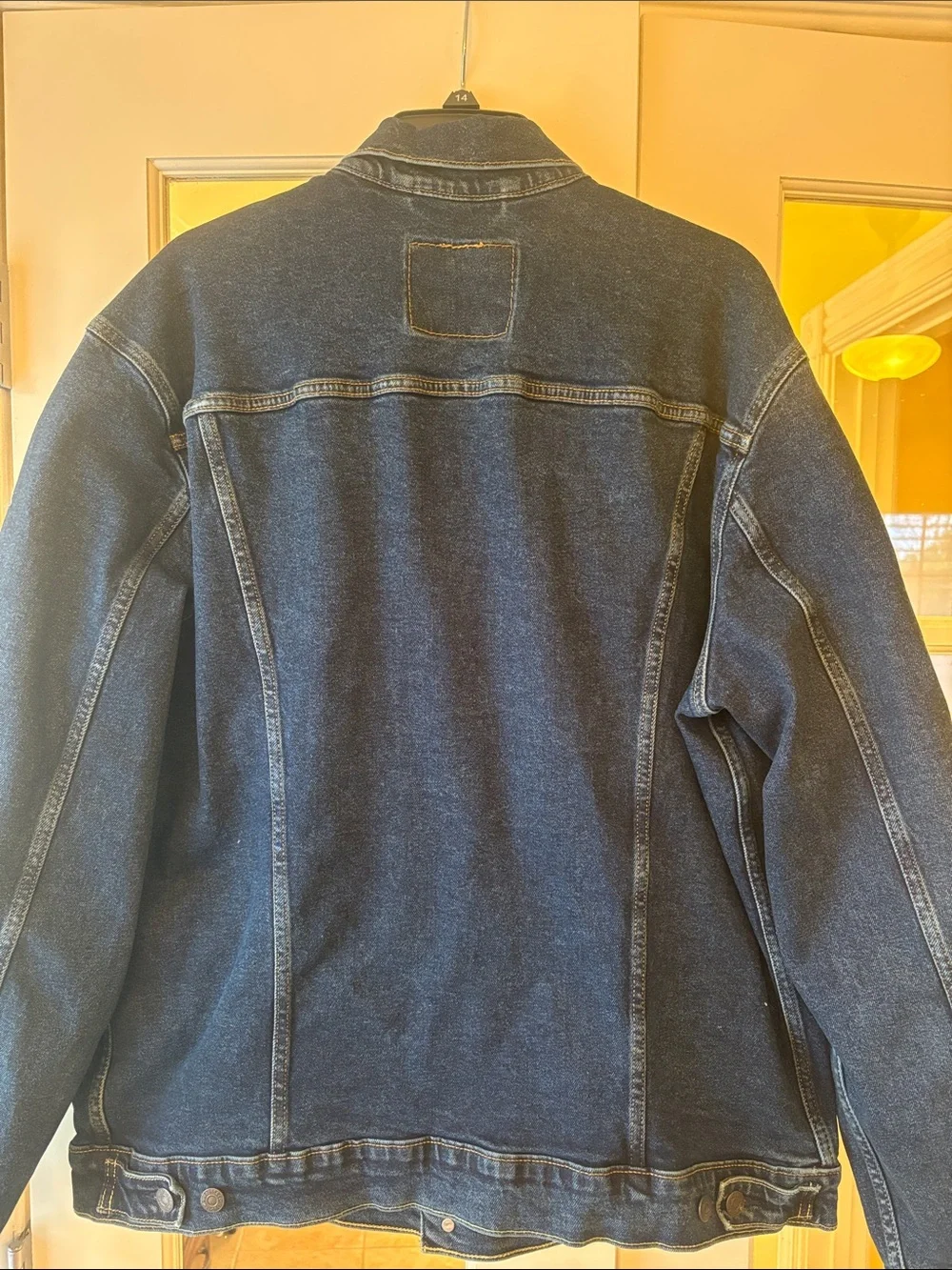 NWT Men’s Levi's Dark Blue Denim Trucker Jacket 2XL T Tall